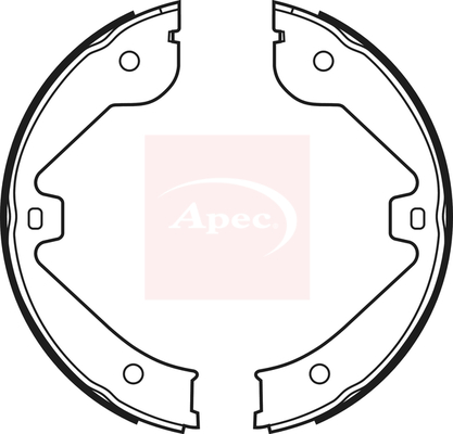Sada brzd. čeľustí parkov. brzdy Apec Limited