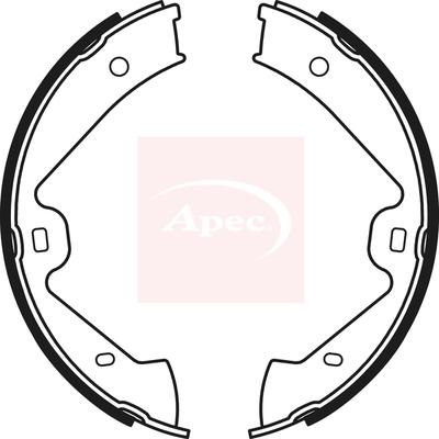 Sada brzd. čeľustí parkov. brzdy Apec Limited