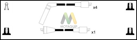Sada zapaľovacích káblov Motaquip Limited