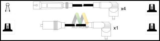 Sada zapaľovacích káblov Motaquip Limited