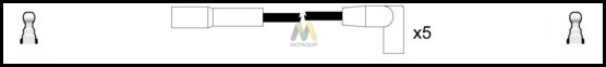 Sada zapaľovacích káblov Motaquip Limited