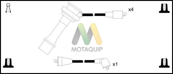 Sada zapaľovacích káblov Motaquip Limited