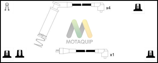 Sada zapaľovacích káblov Motaquip Limited