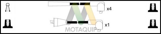 Sada zapaľovacích káblov Motaquip Limited