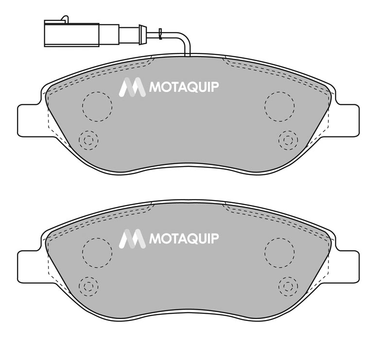 Sada brzdových platničiek kotúčovej brzdy Motaquip Limited