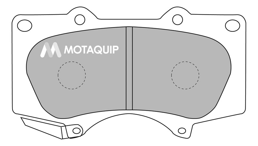 Sada brzdových platničiek kotúčovej brzdy Motaquip Limited