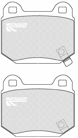 Sada brzdových platničiek kotúčovej brzdy Motaquip Limited