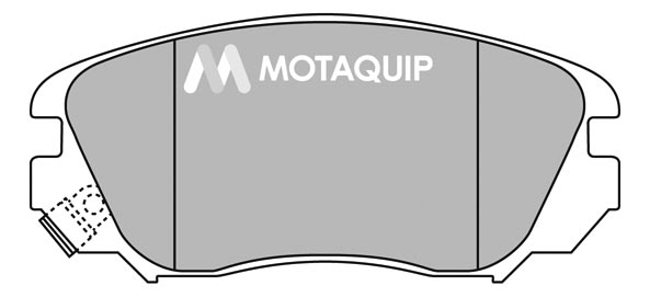 Sada brzdových platničiek kotúčovej brzdy Motaquip Limited