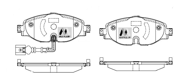 Brake Pad Set, disc brake Motaquip Limited
