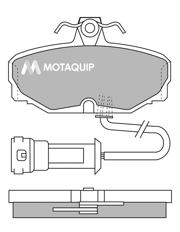 Sada brzdových platničiek kotúčovej brzdy Motaquip Limited