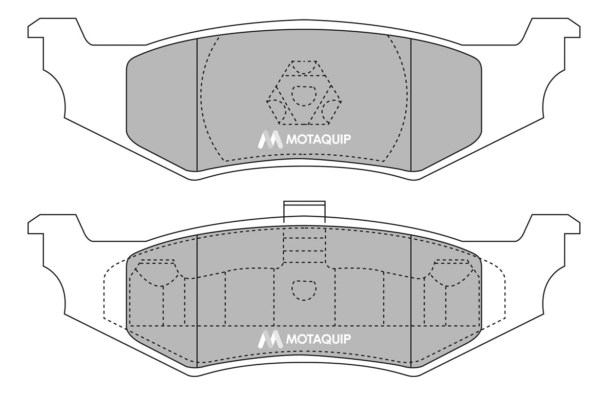 Sada brzdových platničiek kotúčovej brzdy Motaquip Limited