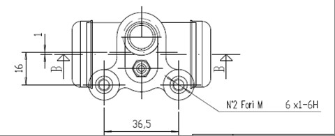 Brzdový valček kolesa Motaquip Limited