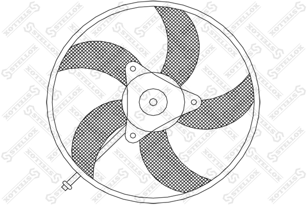 Ventilátor chladenia motora STELLOX