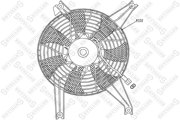Ventilátor chladenia motora STELLOX