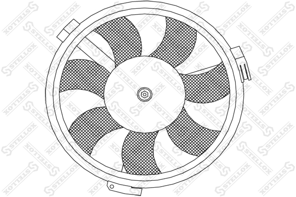 Ventilátor chladenia motora STELLOX