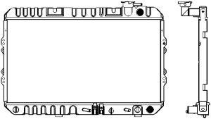 Chladič motora Sakura Automotive