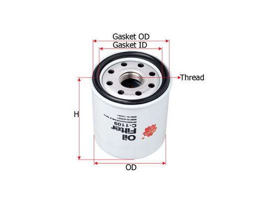 Olejový filter Sakura Automotive