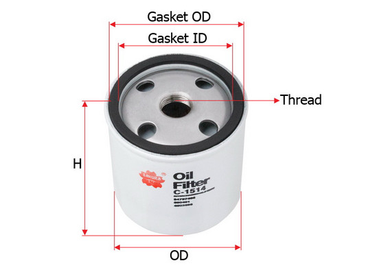 Olejový filter Sakura Automotive