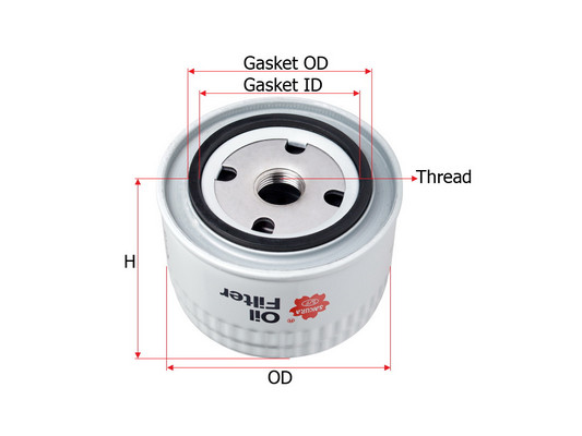 Olejový filter Sakura Automotive