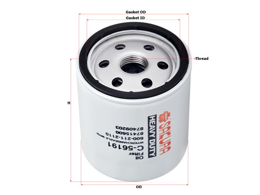 Olejový filter Sakura Automotive