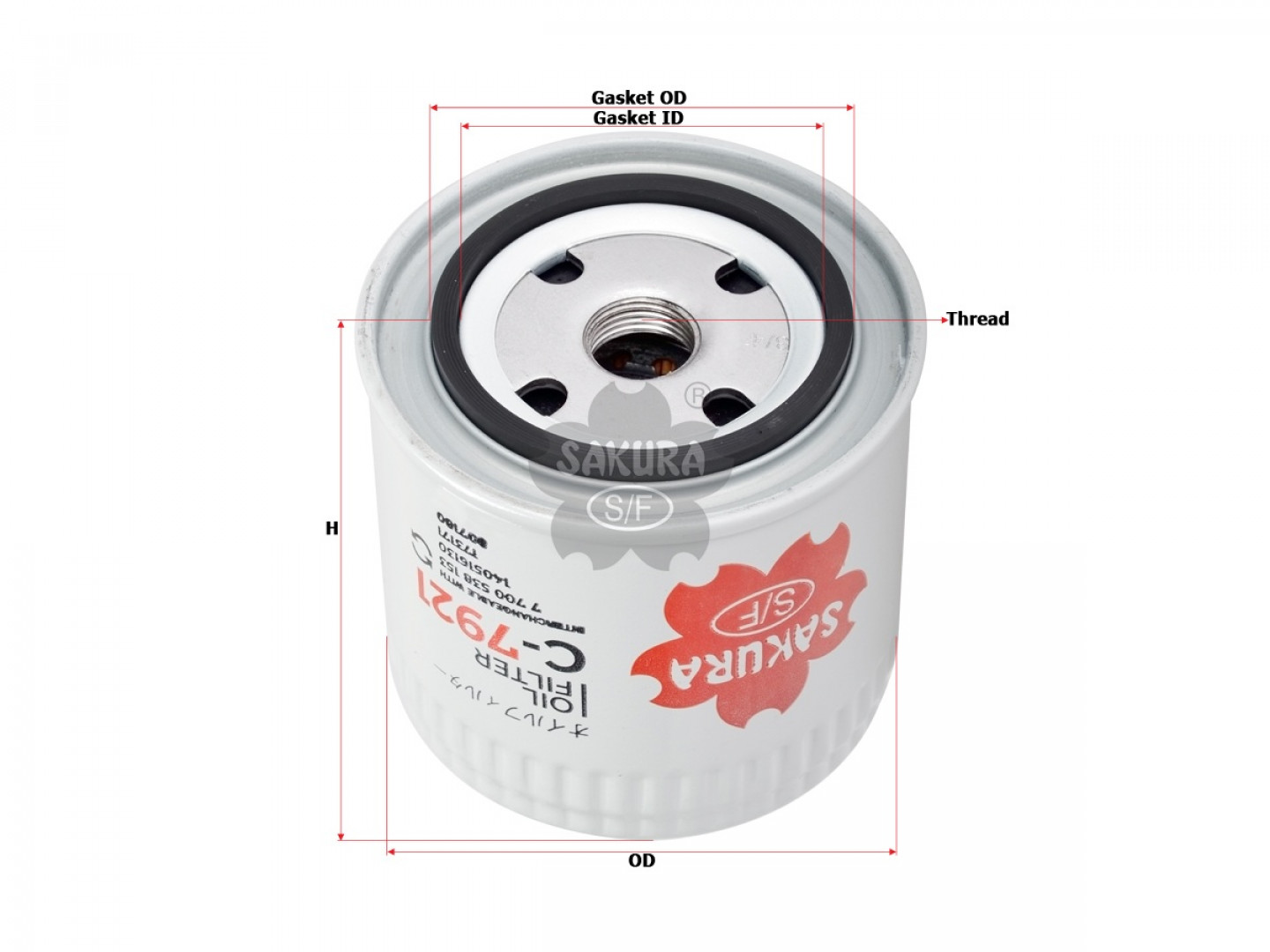 Olejový filter Sakura Automotive