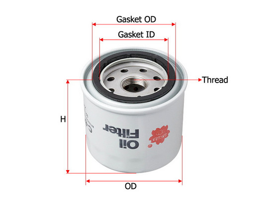 Olejový filter Sakura Automotive