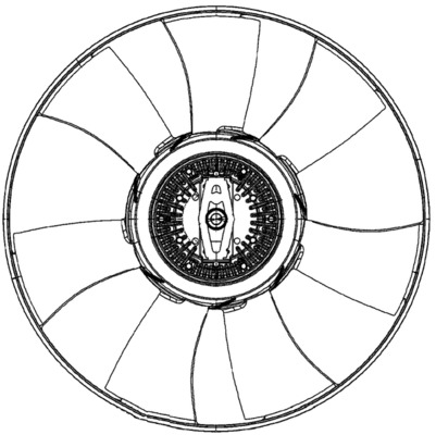 Ventilátor chladenia motora Wilmink B.V.