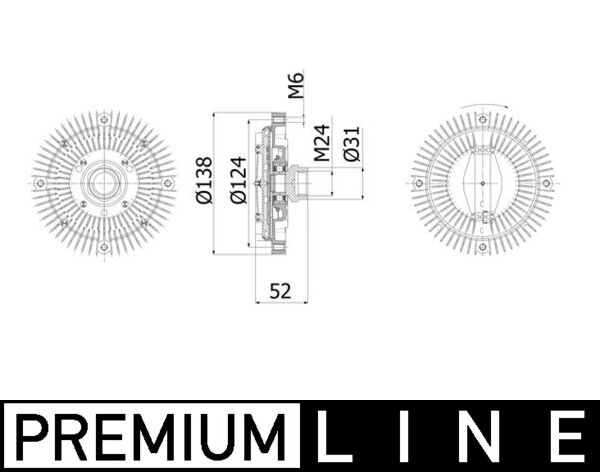 Spojka ventilátora chladenia Wilmink B.V.