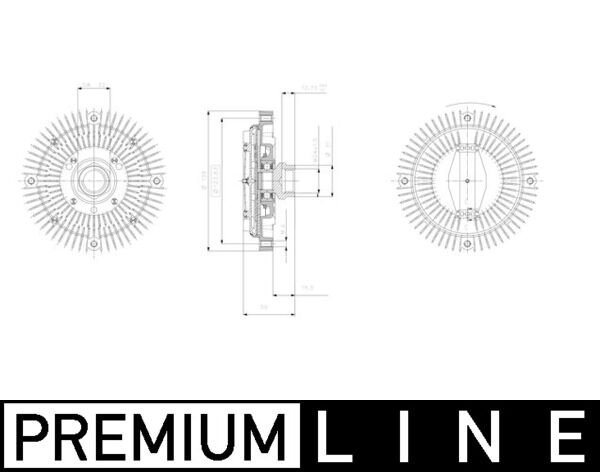 Spojka ventilátora chladenia Wilmink B.V.