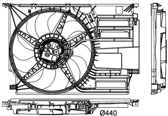 Ventilátor chladenia motora Wilmink B.V.