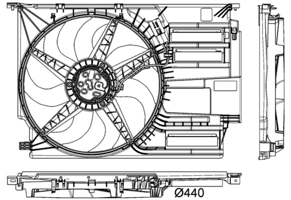 Ventilátor chladenia motora Wilmink B.V.