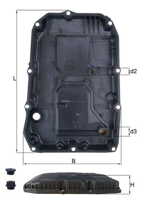 Olejová vaňa automatickej prevodovky Wilmink B.V.