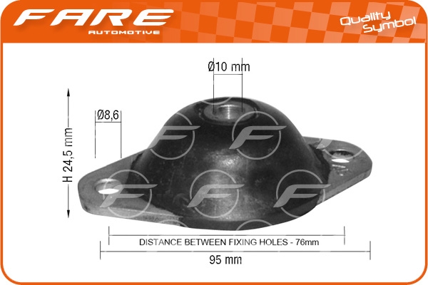 Ulożenie motora FARE, S.A.