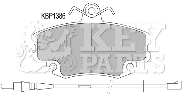 Sada brzdových platničiek kotúčovej brzdy First Line Ltd.