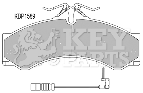 Sada brzdových platničiek kotúčovej brzdy First Line Ltd.