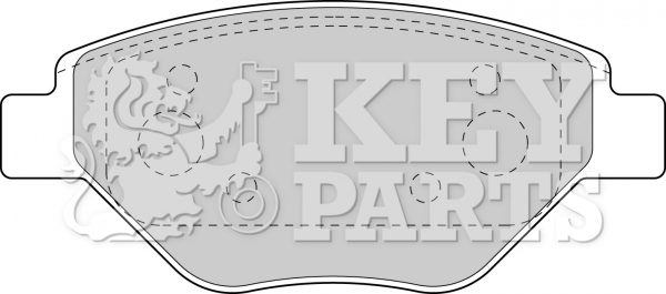Sada brzdových platničiek kotúčovej brzdy First Line Ltd.