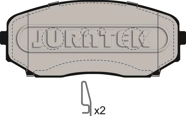 Sada brzdových platničiek kotúčovej brzdy Juratek Ltd