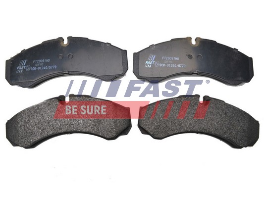 Sada brzdových platničiek kotúčovej brzdy FAST