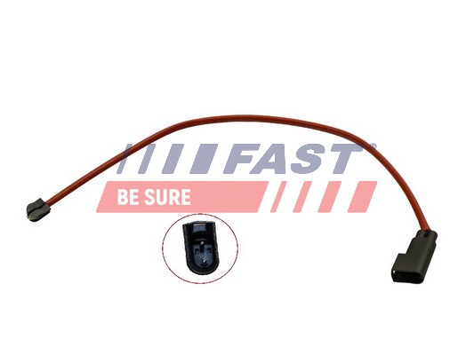 Výstrażný kontakt opotrebenia brzdového oblożenia FAST