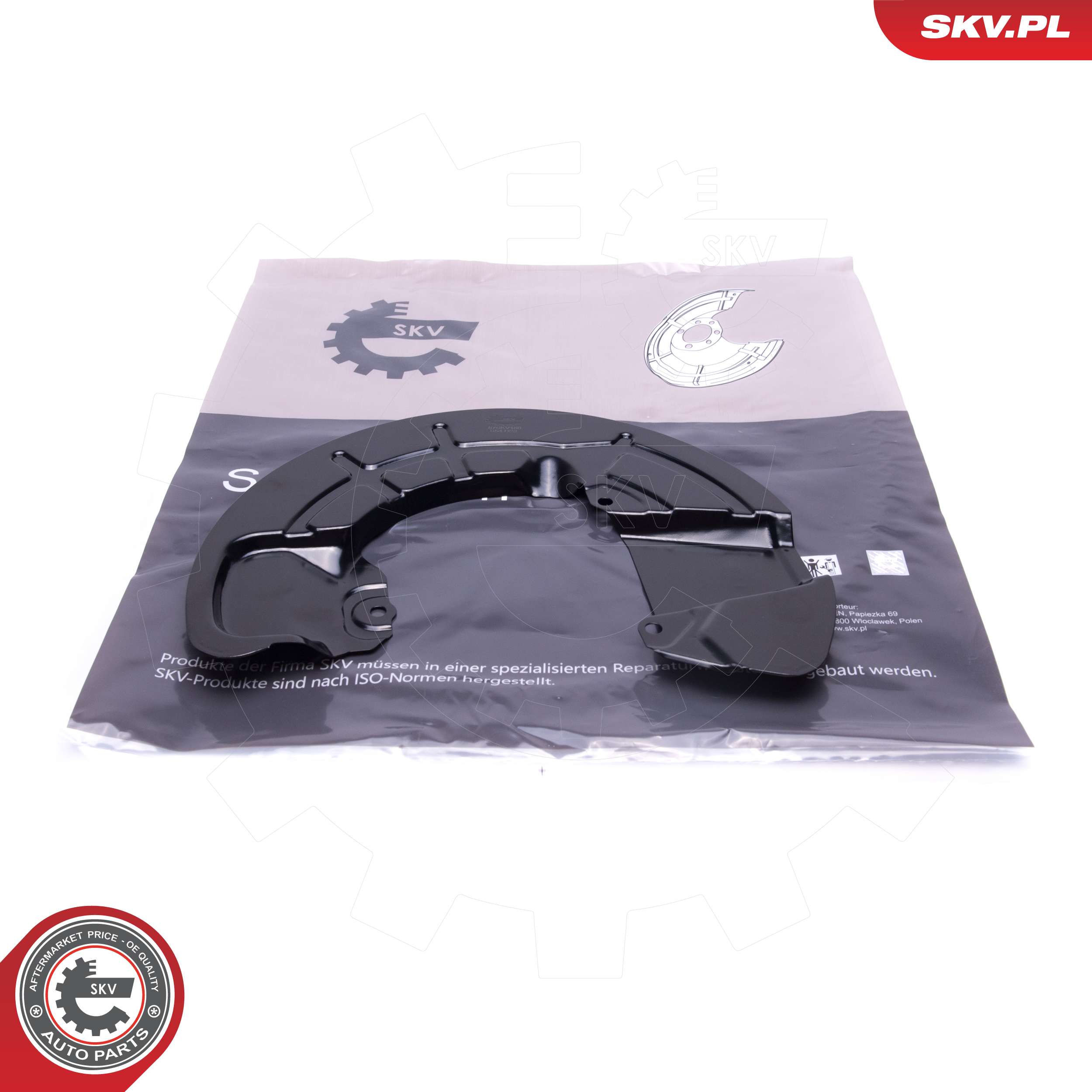 Ochranný plech proti rozstreku, Brzdový kotúč ESEN SKV