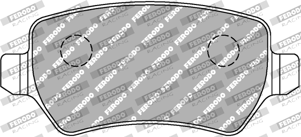 Sada brzdových platničiek kotúčovej brzdy FERODO RACING