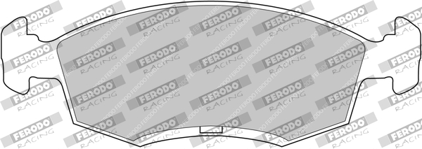 Sada brzdových platničiek kotúčovej brzdy FERODO RACING