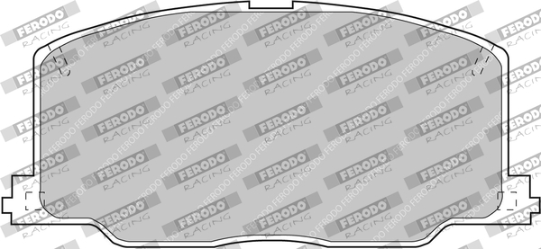 Sada brzdových platničiek kotúčovej brzdy FERODO RACING