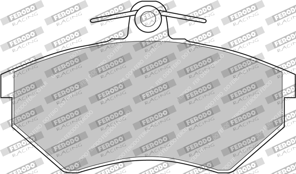 Sada brzdových platničiek kotúčovej brzdy FERODO RACING