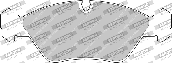 Sada brzdových platničiek kotúčovej brzdy FERODO RACING