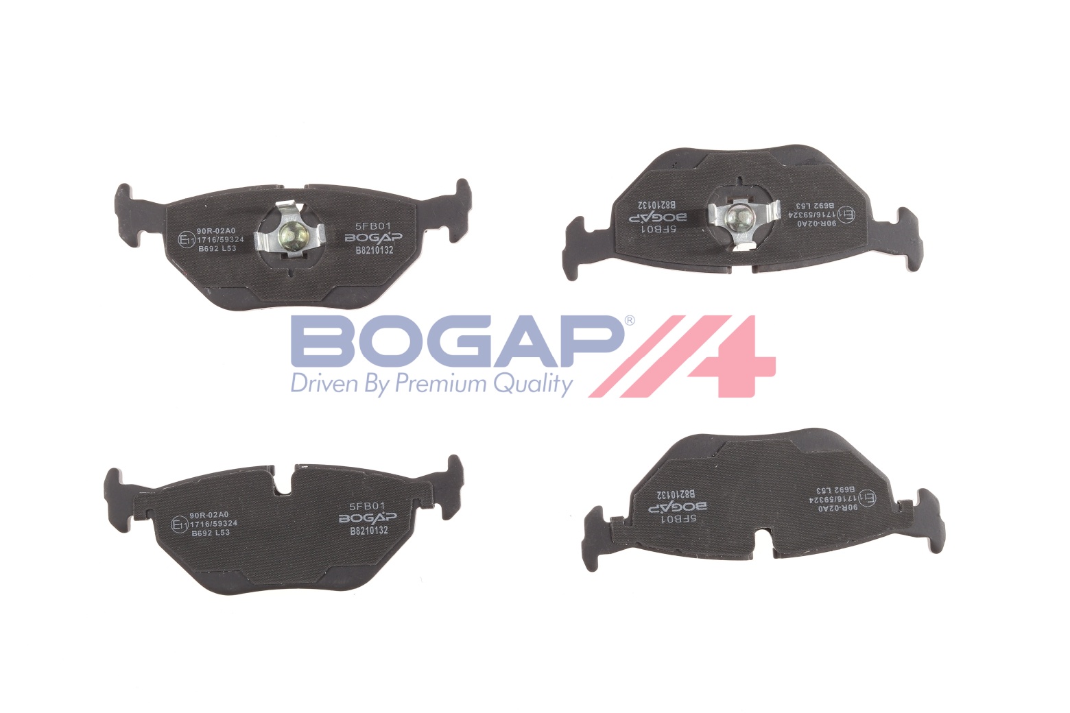 Sada brzdových platničiek kotúčovej brzdy BOGAP GmbH