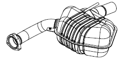 Stredný tlmič výfuku Universal Industries OÜ