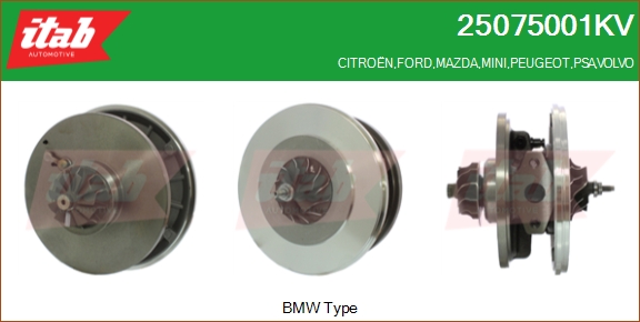 Stredová skupina, turbodúchadlo ITAB AUTOMOTIVE SRL