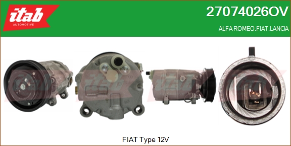 Kompresor klimatizácie ITAB AUTOMOTIVE SRL