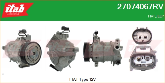 Kompresor klimatizácie ITAB AUTOMOTIVE SRL